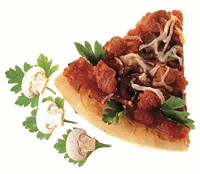 Пицца с итальянскими колбасками