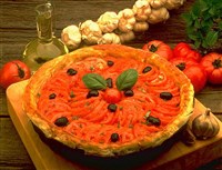 Пицца с помидорами