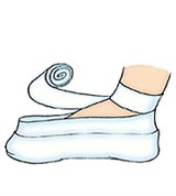 Повязка на стопу