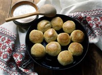 Полянички (булочки) из творога