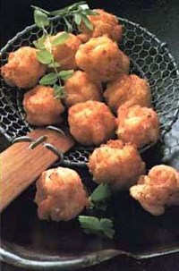 Пончики с креветками