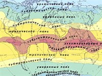 Пояса физико-географические (карта)