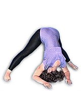 Прогиб вперед с упором на голову и руки