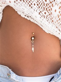 Прокол пупок