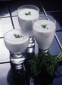 Простокваша с ароматной зеленью