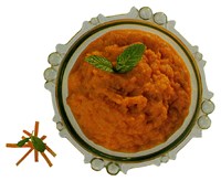Пюре морковное с имбирем