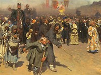 РЕПИН Илья Ефимович (Крестный ход в Курской губернии)