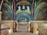 Равенна (мавзолей Галлы Плацидии — интерьер)
