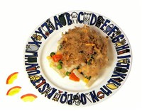 Радуга из сыра и макарон