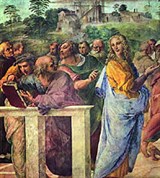 Рафаэль Санти («Диспута», фрагмент)