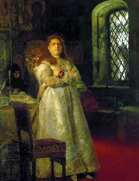 Репин Илья Ефимович (Царевна Софья в Новодевичьем монастыре)