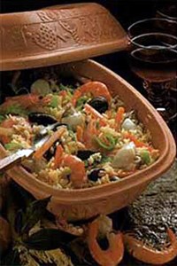 Рис овощной с морепродуктами