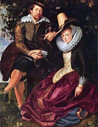 Рубенс Питер-Пауль (с женой на фоне жимолости)