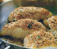 Рыба белая с лимонной корочкой