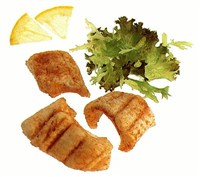 Рыба жареная с пряностями и чесноком