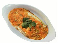 Рыба красный лютианус в стиле веракрус