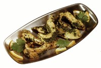 Рыба с кориандром и чилли