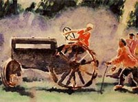 САМОХВАЛОВ Александр Николаевич (Освоение трактора)