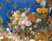 САПУНОВ Николай Николаевич (Натюрморт с автопортретом)