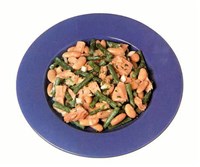 Салат из тунца и бобов