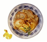 Свинина в сидре с апельсинами