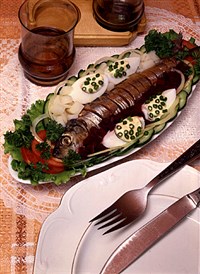 Сельдь с гарниром