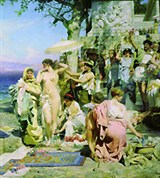 Семирадский Генрих Ипполитович (Фрина на празднике Посейдона в Элевсине)