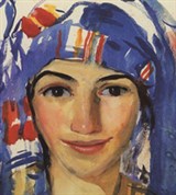 Серебрякова Зинаида Евгеньевна (Автопортрет в шарфе)