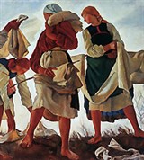 Серебрякова Зинаида Евгеньевна (Беление холста)