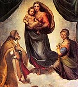 Сикстинская мадонна (репродукция)