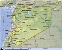 Сирия (географическая карта)