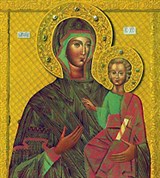 Смоленская икона (работа Ф.Г. Солнцева)