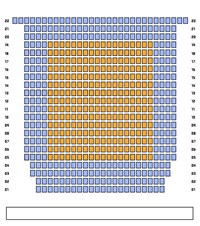 Солнцево. Схема зала 1