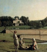 Сорока Григорий Васильевич (Вид на плотину в усадьбе Спасское)