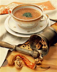 Суп из красной фасоли (лобио)