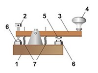 ТЕЛЕГРАФНЫЙ КЛЮЧ (схема)