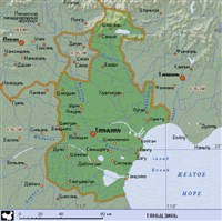 ТЯНЬЦЗИНЬ (географическая карта)