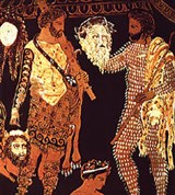 Театр (актеры с масками)