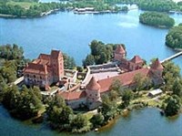 Тракай (панорама замка)