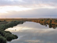 Угра (на закате)