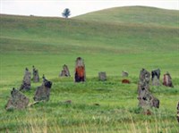 Уйбатский чаатас (погребальные камни)