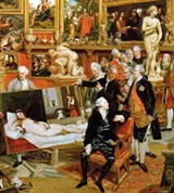 Уффици галерея (на картине 17 в.)