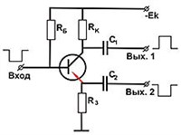 ФАЗОИНВЕРТОР (схема)