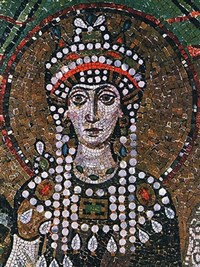 ФЕОДОРА (фрагмент мозаики)