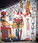 Фивы (Нефертари и богиня Исида)