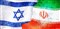 Флаги Израиля и Ирана (коллаж 2026)