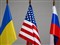 Флаги России, США и Украины