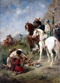Фромантен Эжен (Соколиная охота в Алжире)