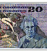 Фунт ирландский (20). 1990 г