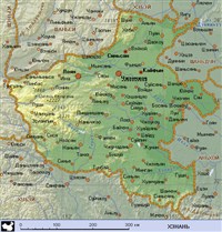 ХЭНАНЬ (географическая карта)